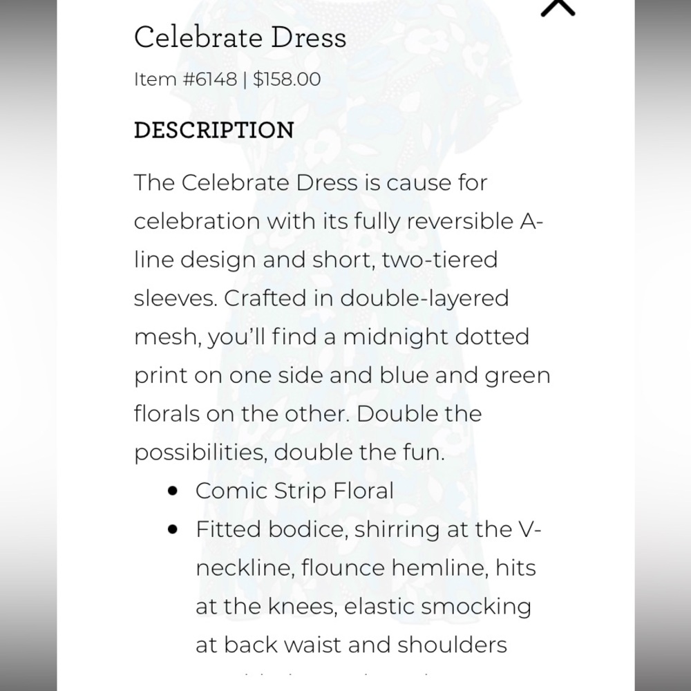 EUC CAbi Celebration dress XL - Picture 3 of 3